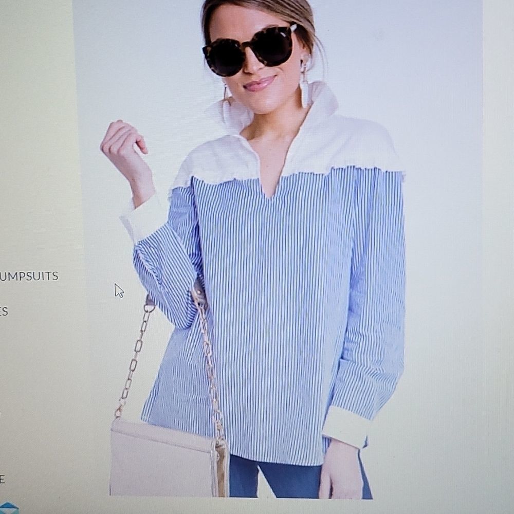 NWT Candence Cotton Blouse.